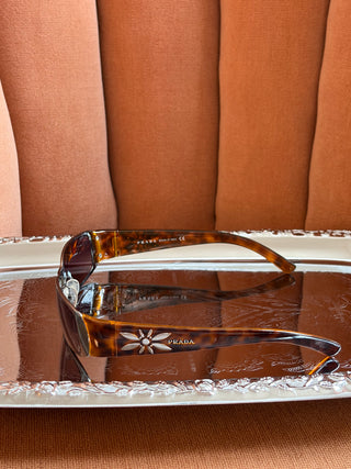 Archival Prada Sunglasses - Silver Flower