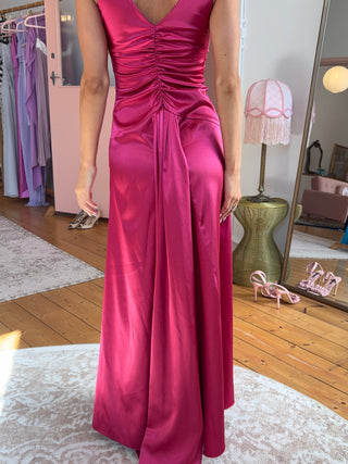 Vintage Jessica McClintock Deep Pink Dress
