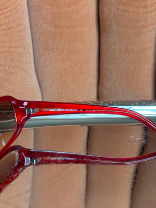 Archival Dolce & Gabbana Sunglasses - Rouge Red