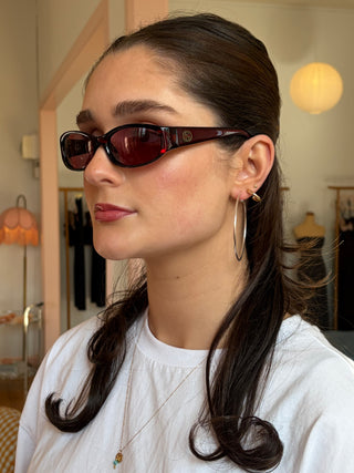 Archival Gucci Sunglasses - Wine Red