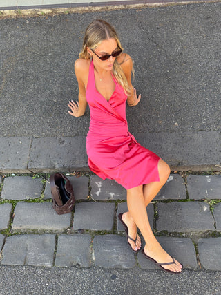 The Vintage Marlo Midi - Fuchsia