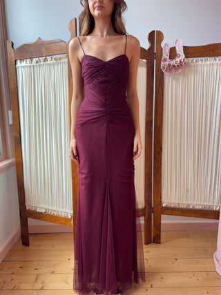 The Vivienne Gown in Burgundy